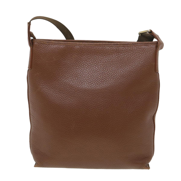 BURBERRY Nova Check Shoulder Bag Leather Beige Auth hk627 - Picture 2 of 16